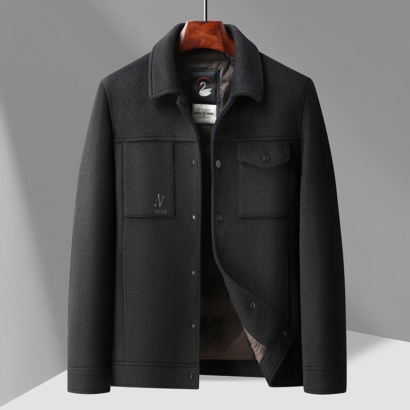 Veste en Laine avec Doublure Amovible