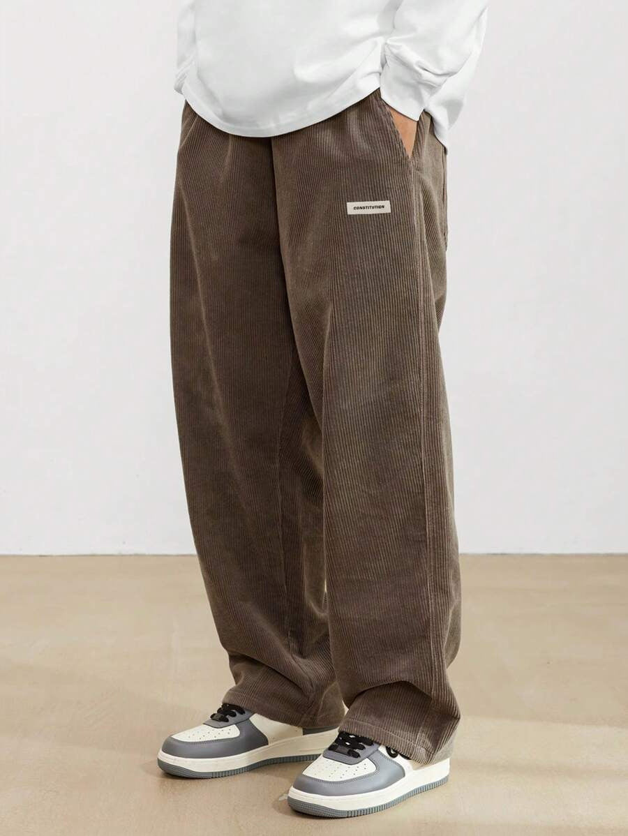 Pantalon Homme Large Décontracté