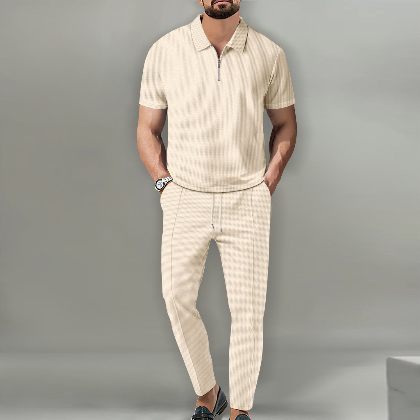 Ensemble Polo Zippé & Pantalon