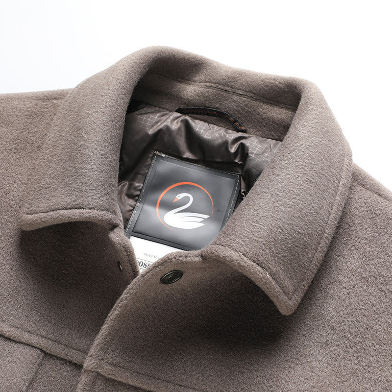 Veste en Laine avec Doublure Amovible