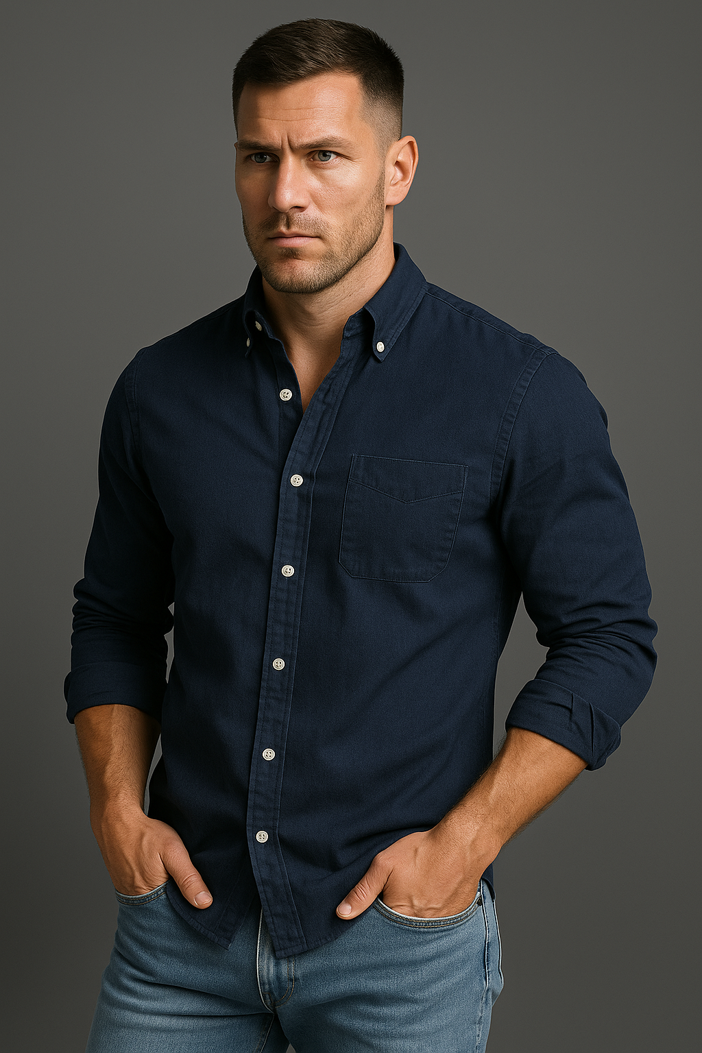 Chemise homme nouvelle version à manches