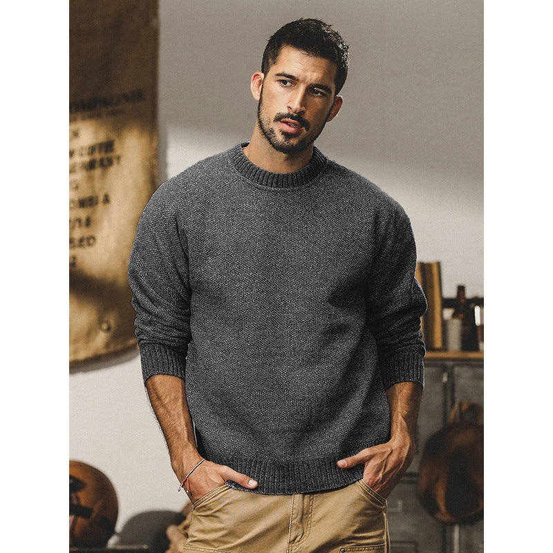 Pull Tricoté Texturé