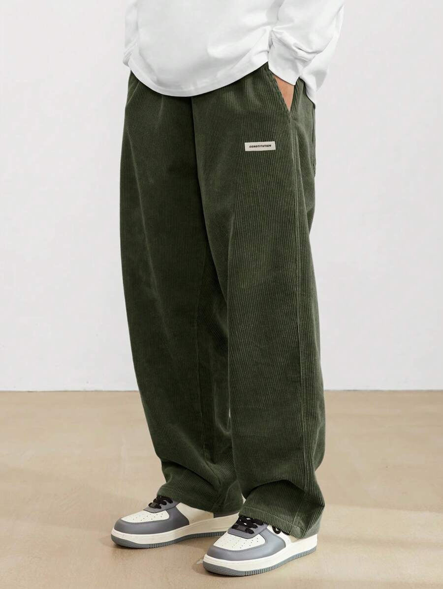 Pantalon Homme Large Décontracté