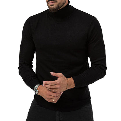 Pull col roulé en cachemire pour homme