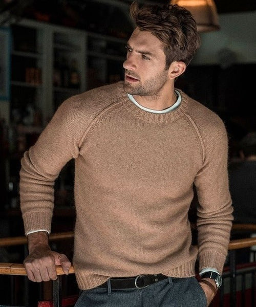 Pull en tricot tendance pour homme