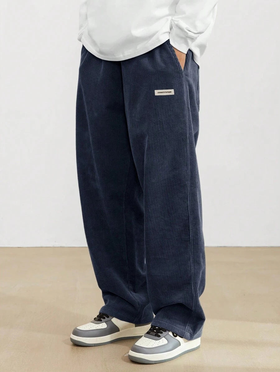 Pantalon Homme Large Décontracté
