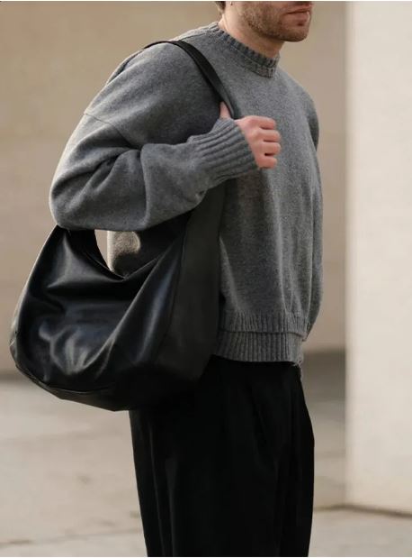 Pull à col roulé demi-hauteur pour homme
