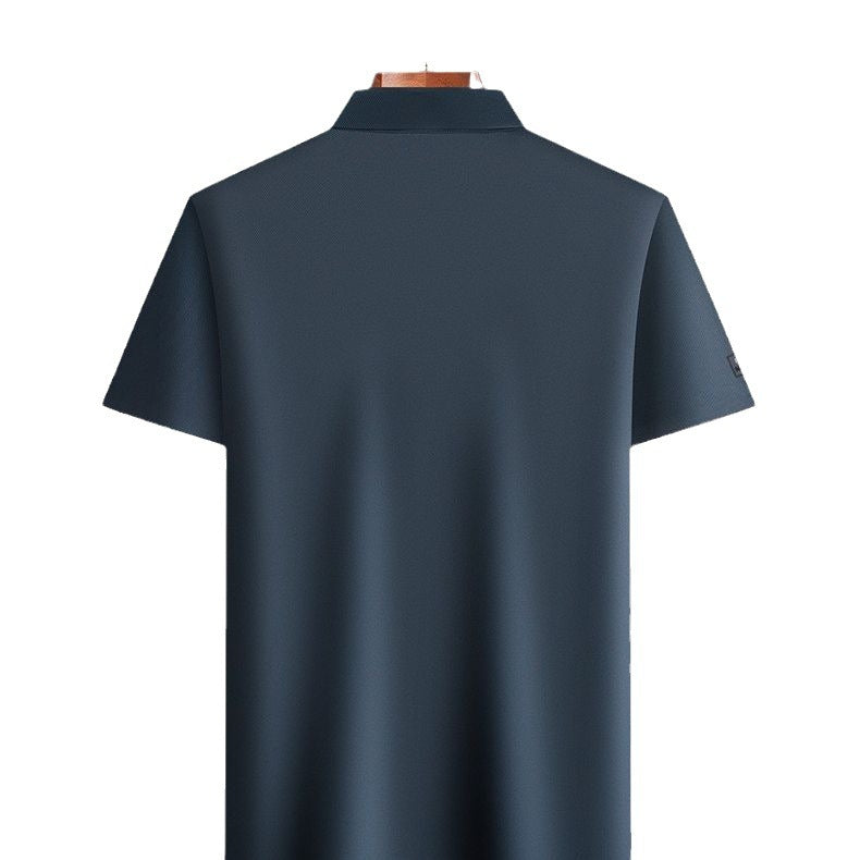 Lapel Traceless Ventilation Fashion Fashion Short-sleeved T-shirt Polo Shirt