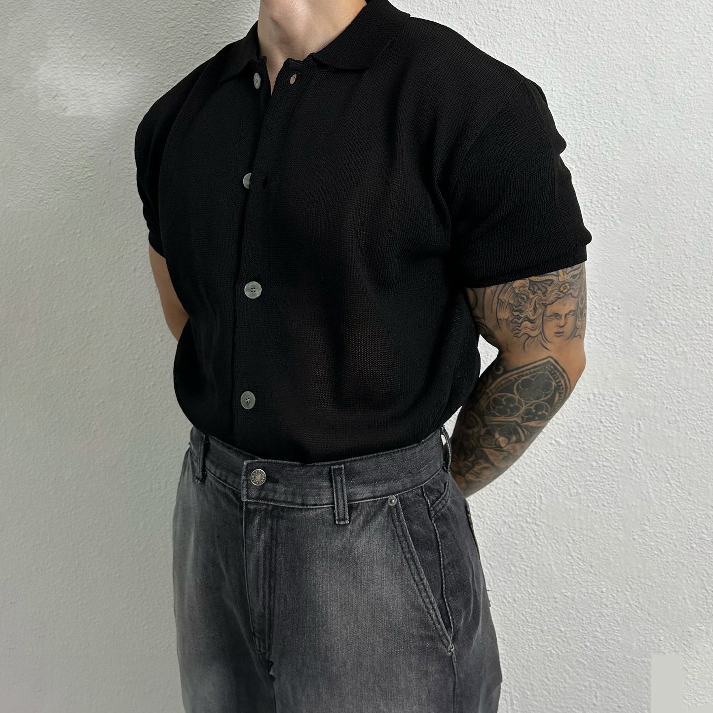Chemise Décontractée en Maille