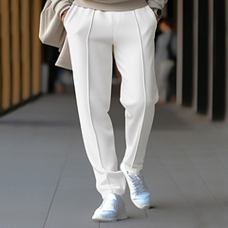 Pantalon Homme Waffle Élégant