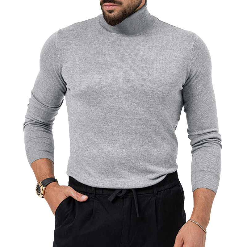 Pull col roulé en cachemire pour homme