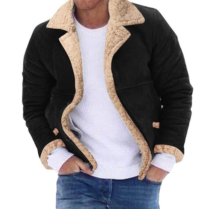 Veste Homme Doublée avec Fourrure