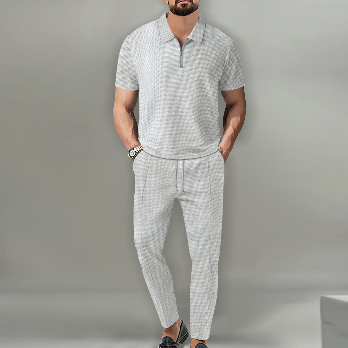 Ensemble Polo Zippé & Pantalon