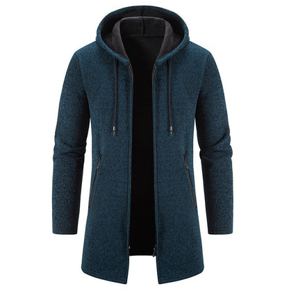 Cardigan Homme Polaire à Capuche