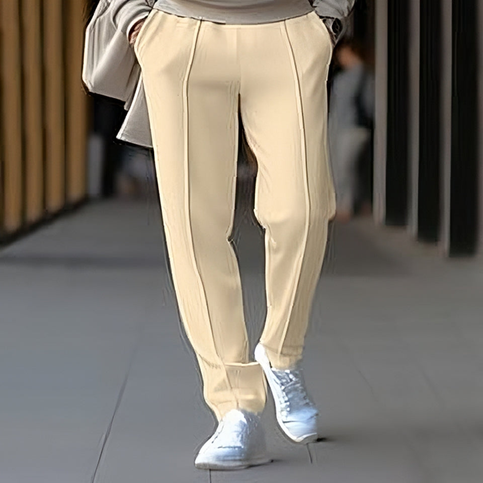 Pantalon Homme Waffle Élégant