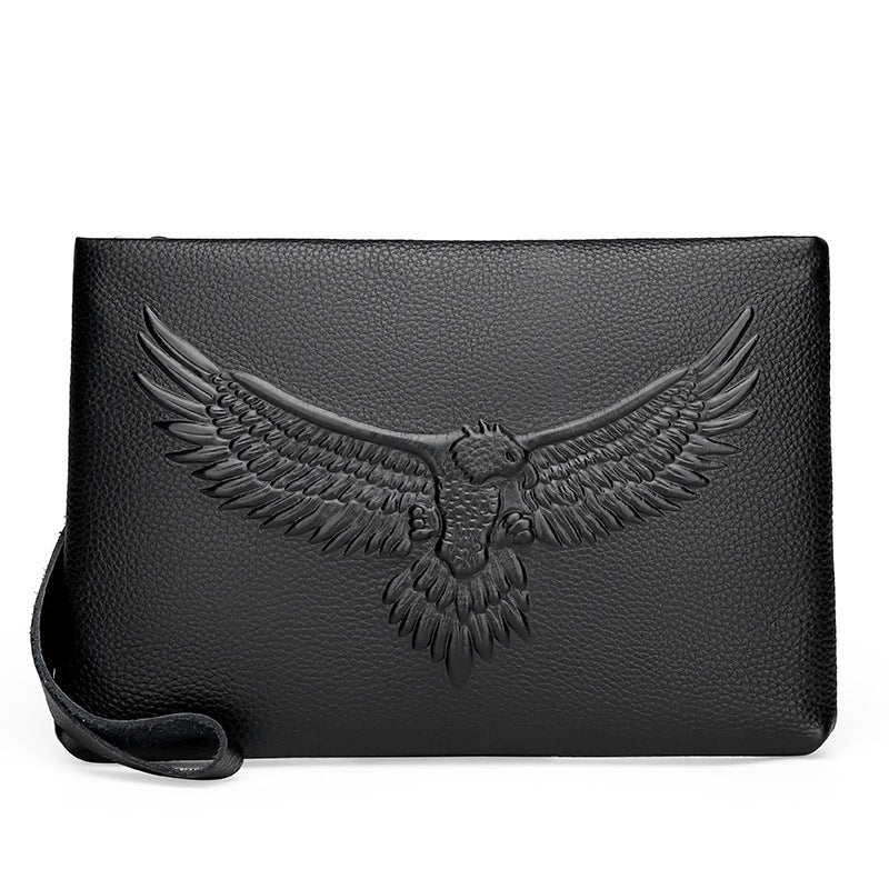 Pochette Homme en Cuir Pleine Fleur