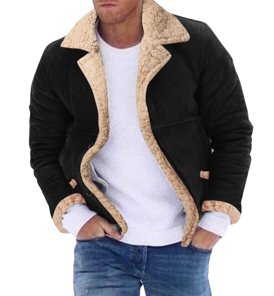 Veste Homme Doublée avec Fourrure
