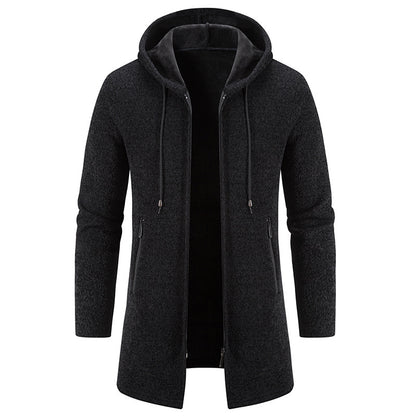 Cardigan Homme Polaire à Capuche