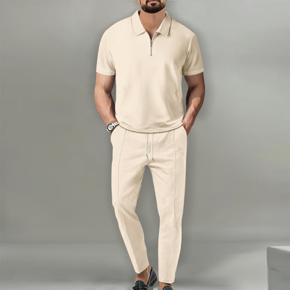 Ensemble Polo Zippé & Pantalon