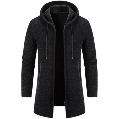 Cardigan Homme Polaire à Capuche