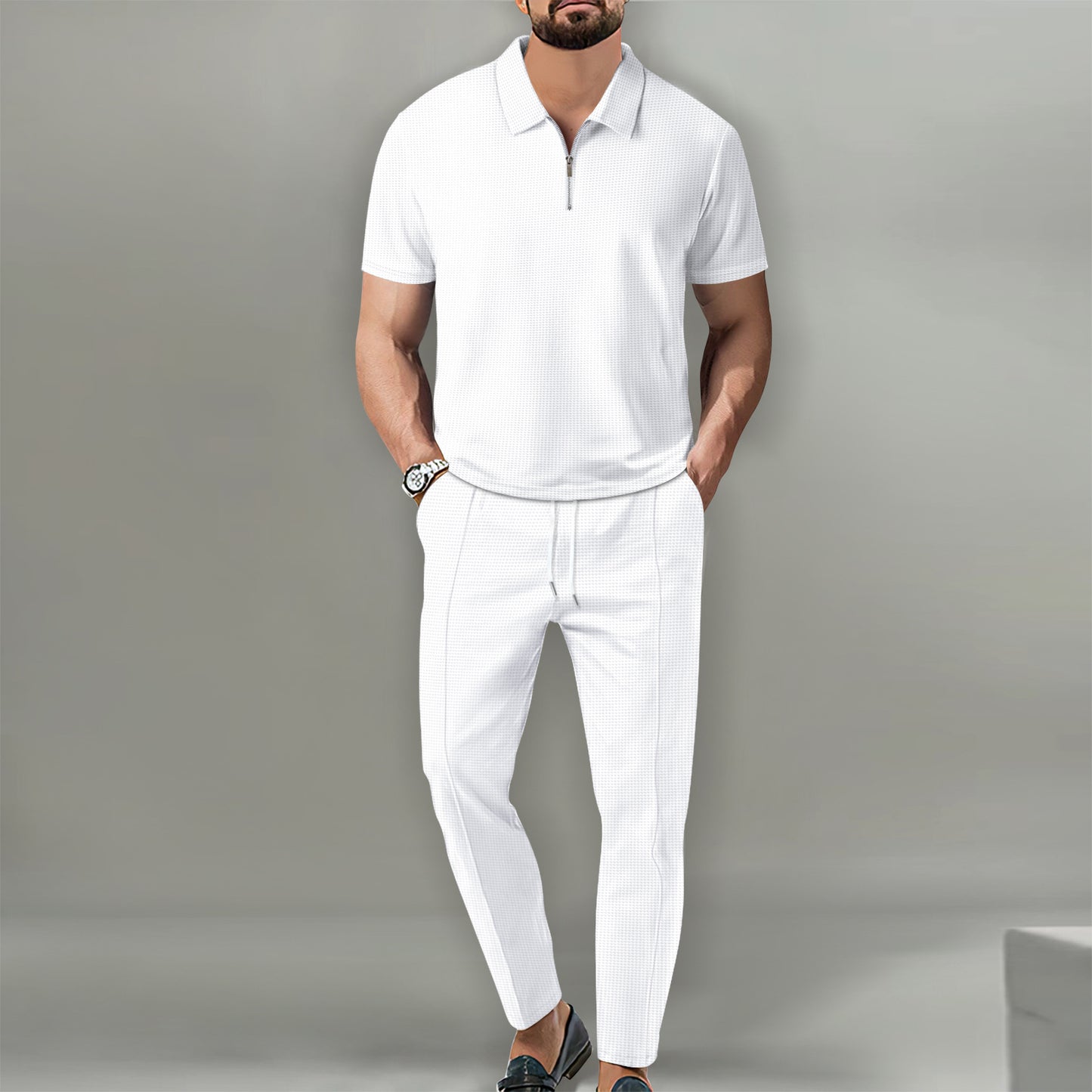Ensemble Polo Zippé & Pantalon