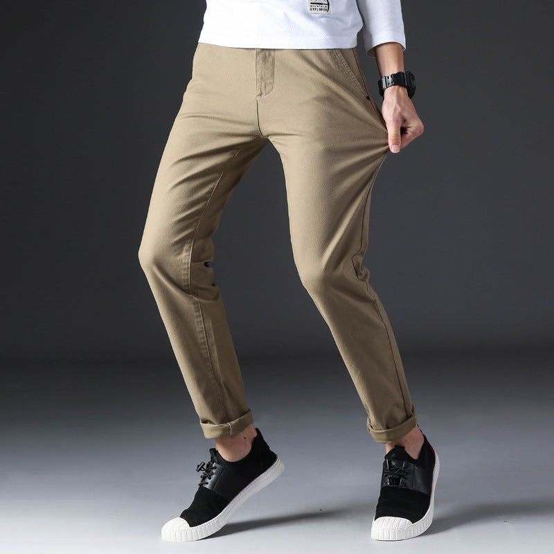 Pantalon décontracté coupe slim pour homme