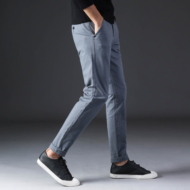 Pantalon décontracté coupe slim pour homme