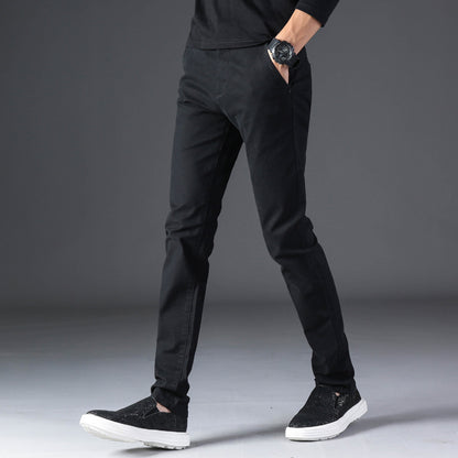 Pantalon décontracté coupe slim pour homme