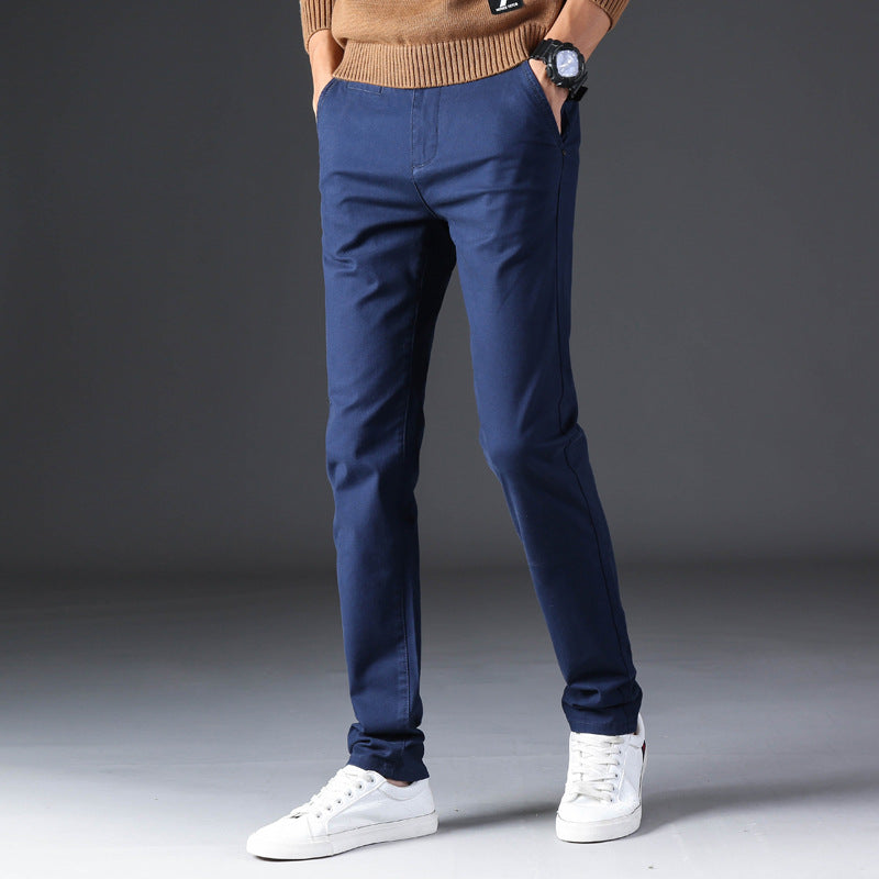 Pantalon décontracté coupe slim pour homme