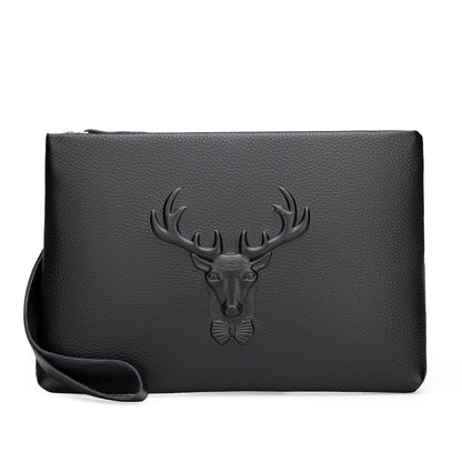 Pochette Homme en Cuir Pleine Fleur