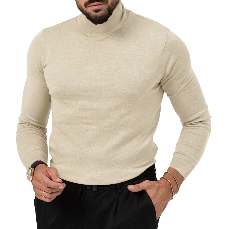 Pull col roulé en cachemire pour homme