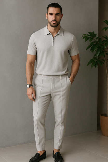 Ensemble Polo Zippé & Pantalon