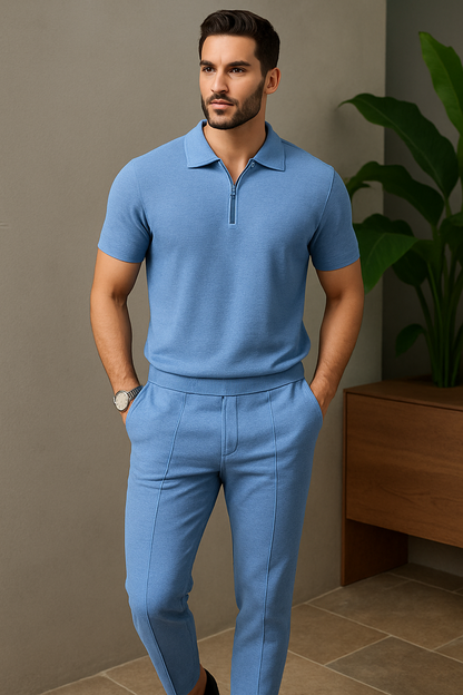 Ensemble Polo Zippé & Pantalon