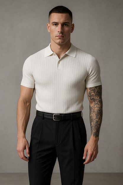 Pull Polo Slim Fit Été