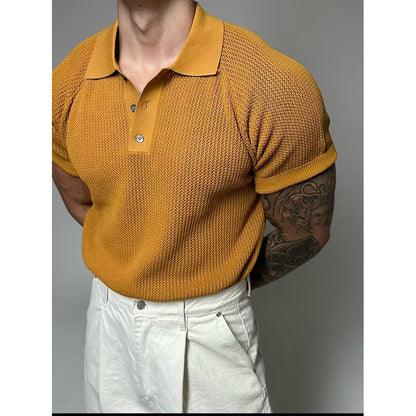Polo Homme Estival à Mailles Respirantes