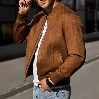 Veste en Daim Rétro pour Homme