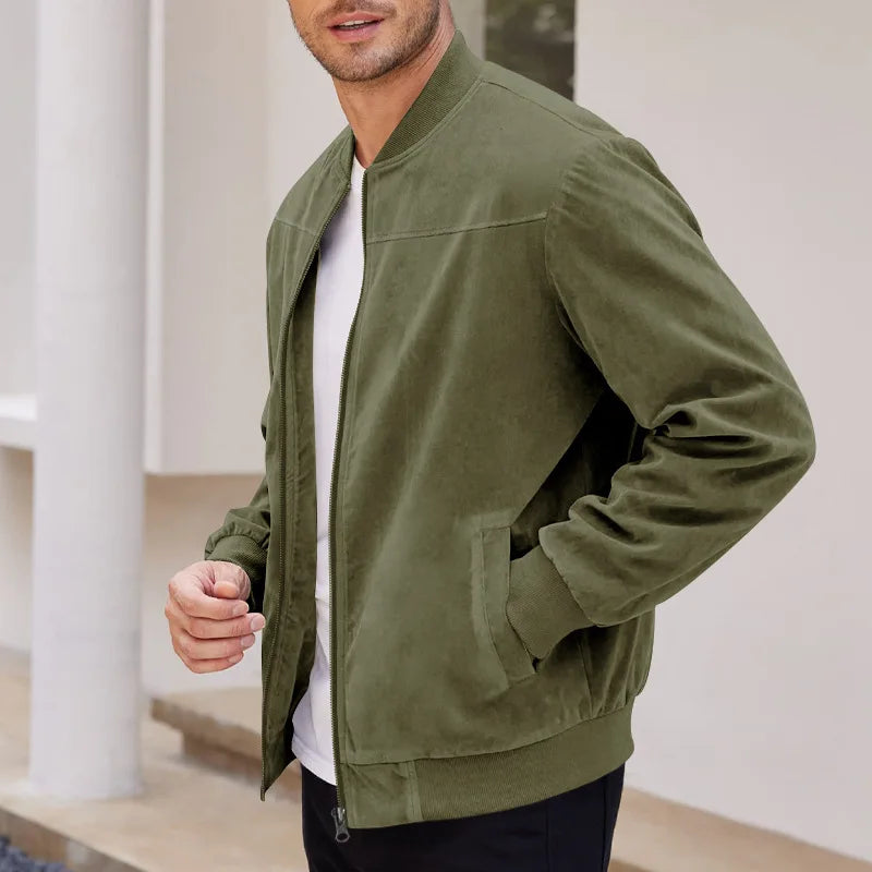 Veste en Daim Rétro pour Homme