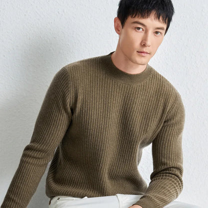 fashion striped pullover luxury mens winter wool sweater men vintage top clothes man clothing korean green tops cashmere jumper