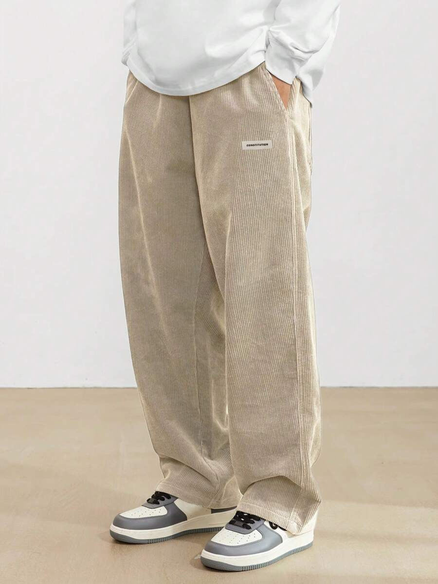 Pantalon Homme Large Décontracté