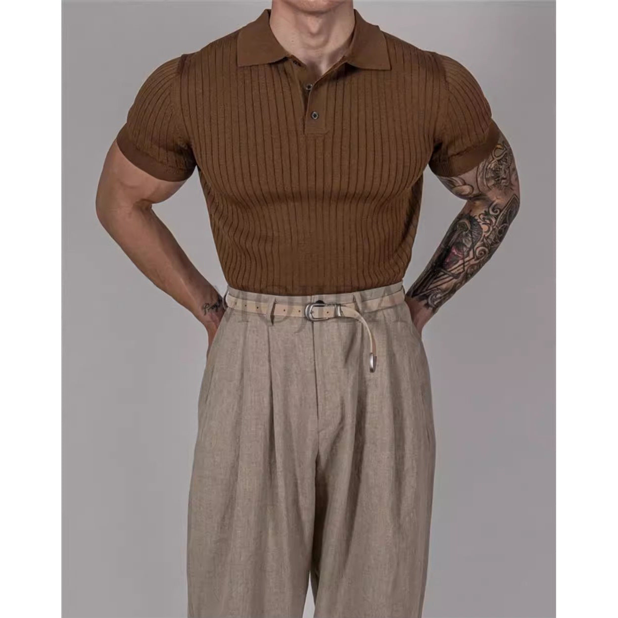 Pull Polo Slim Fit Été