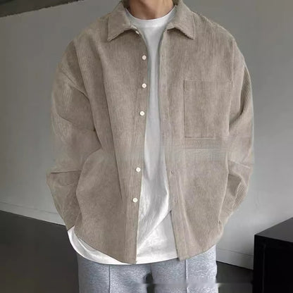 Cardigan en Velours Côtelé Homme