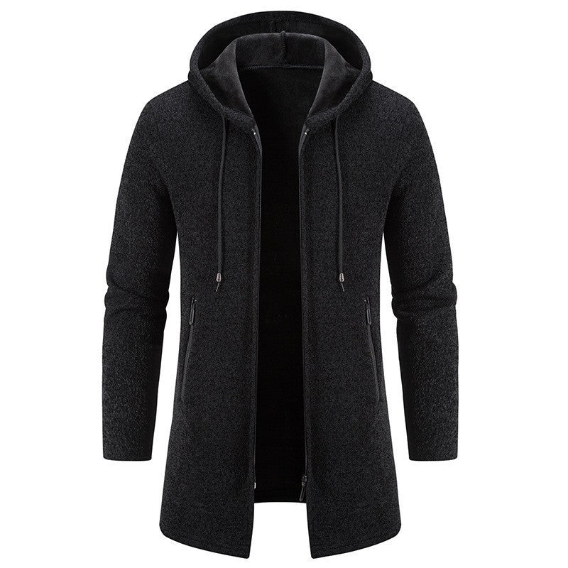 Cardigan Homme Polaire à Capuche