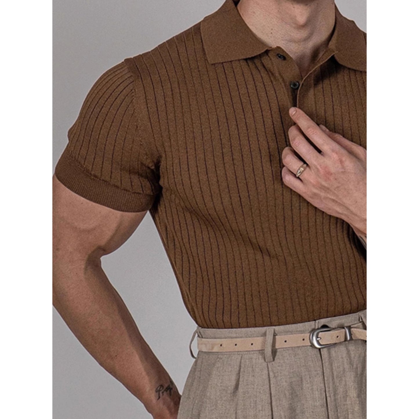 Pull Polo Slim Fit Été
