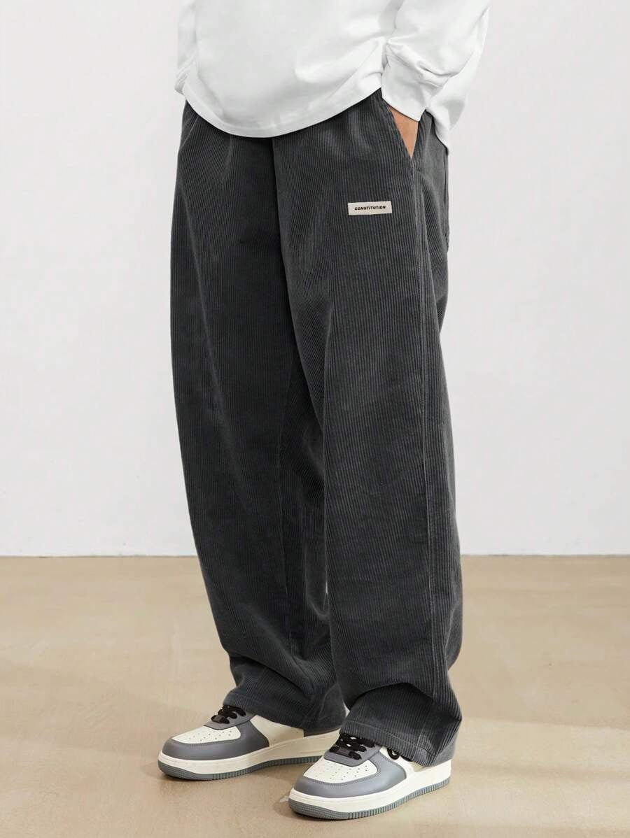 Pantalon Homme Large Décontracté