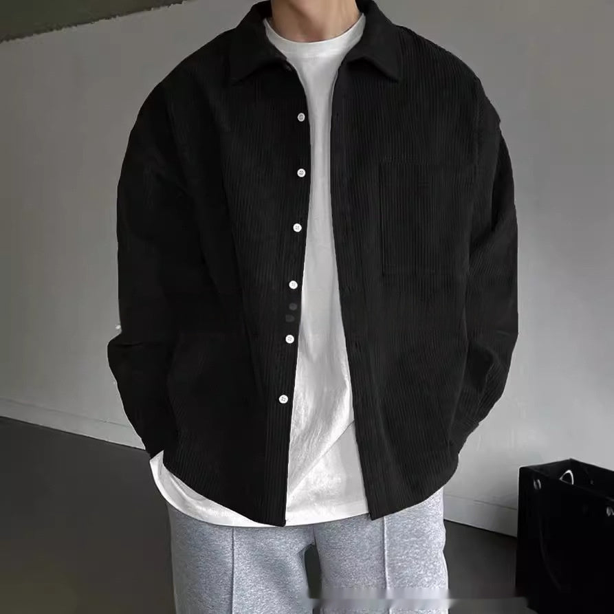 Cardigan en Velours Côtelé Homme