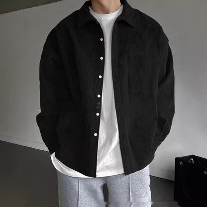 Cardigan en Velours Côtelé Homme