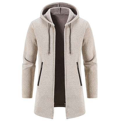 Cardigan Homme Polaire à Capuche