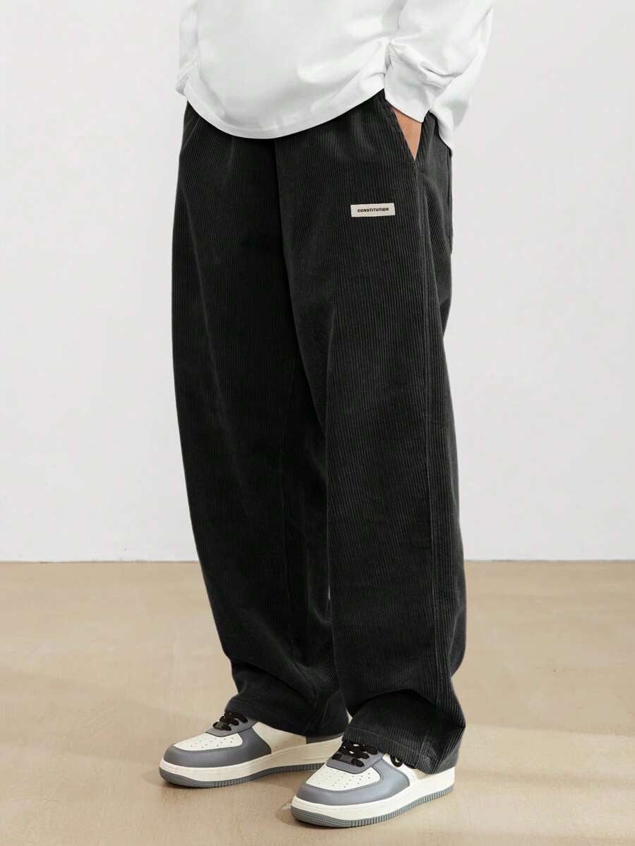 Pantalon Homme Large Décontracté
