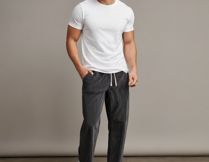 Pantalon Homme Large Décontracté